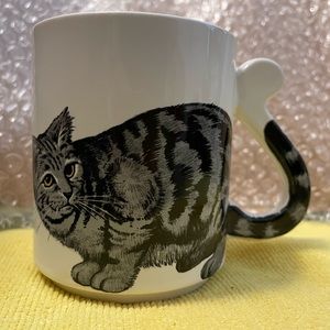 Tiger Gray Cat tea / coffee cup